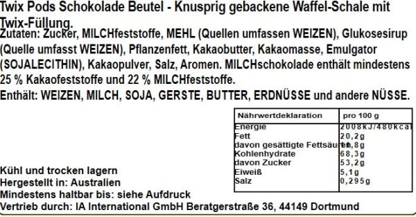 Twix Pods 160g Angebot – Bild 2