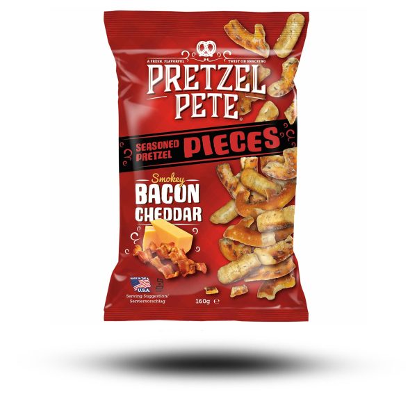 Pretzel Pete Bacon Cheddar Pieces 160g Verkauf