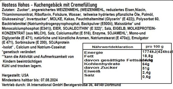 Hostess Hohos 10 Stück 284g Jetzt online – Bild 2