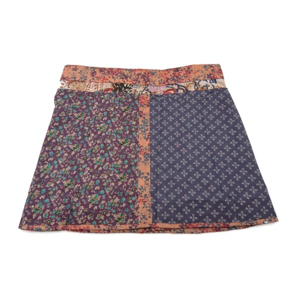 Sommerrock Minirock Wenderock Wickelrock aus Baumwolle -  Eilla Short 136 Online-Verkauf – Bild 2