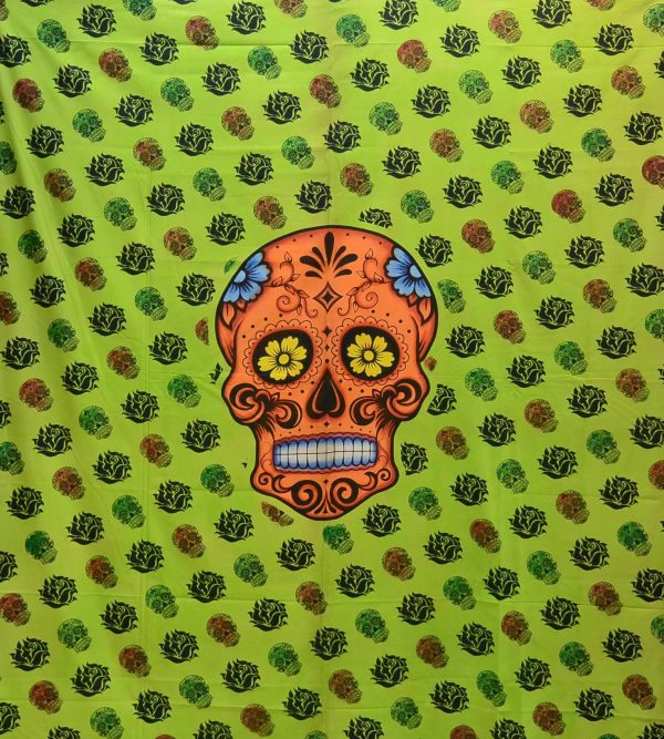Mexikanischer Totenkopf Wandtuch Tagesdecke - Dekor Decke Groß 418 Angebot