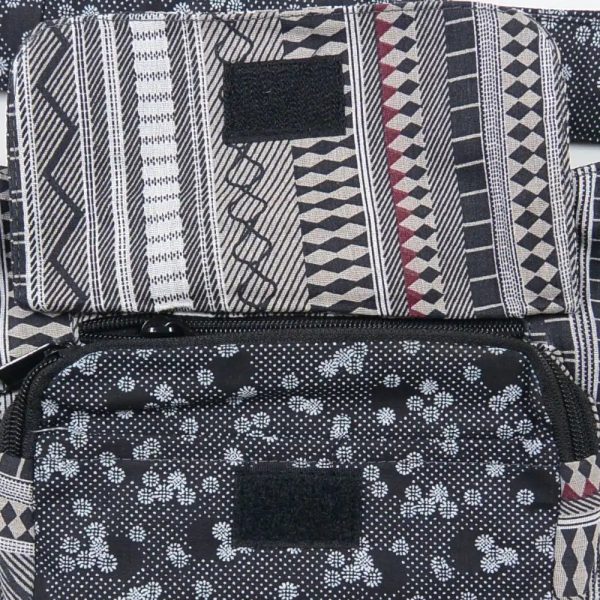 Bauchtasche Hüfttasche aus Stoff (Grau) - Dublin 248 Online-Verkauf – Bild 2