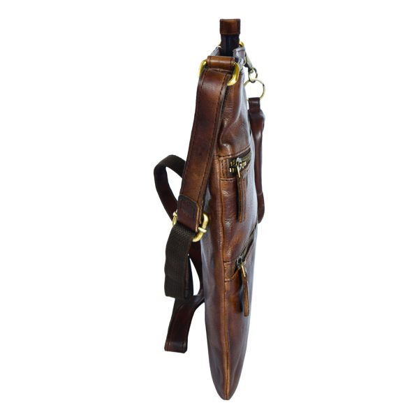 Gassi-Umhängetasche Ledertasche Mahagoni Braun - NJ-26 Lisbon 1053, 8053 Online-Schn?ppchen – Bild 5