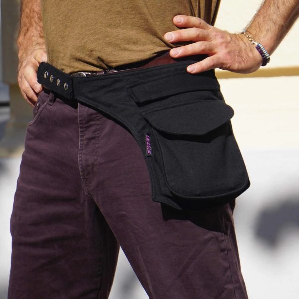 Bauchtasche - Schwarz Uni - Madrid Zu verkaufen – Bild 5