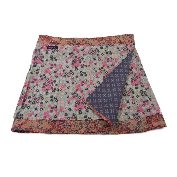 Sommerrock Minirock Wenderock Wickelrock aus Baumwolle -  Eilla Short 136 Online-Verkauf – Bild 3