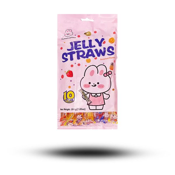 SweetMellow Jelly Straws Assorted Flavours 200g Schn?ppchen
