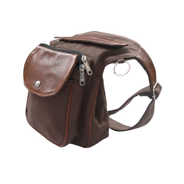 Gassi-Tasche Leder Vintage Einfach Brandy für Hundesport Bauchtasche Hannover HS 3016 Online-Schn?ppchen – Bild 4
