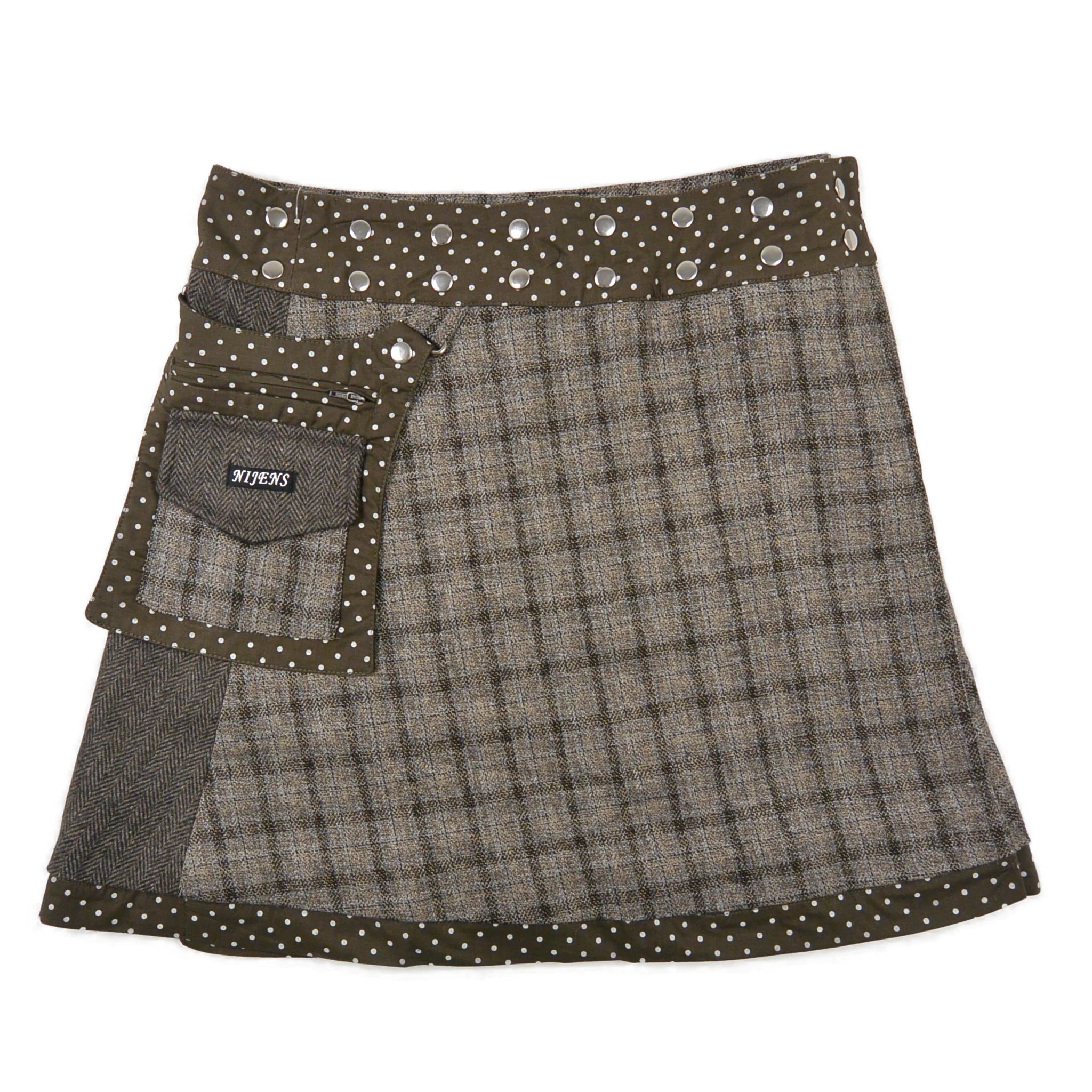 Winterrock Wenderock aus Wolle – Rasmalai Tweed Long 224 Mode