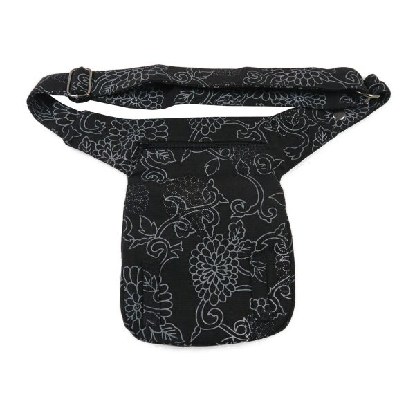 Bauchtasche Canvas-Stoff mit floralen Motiven - Paris HS 23 Jetzt online – Bild 3