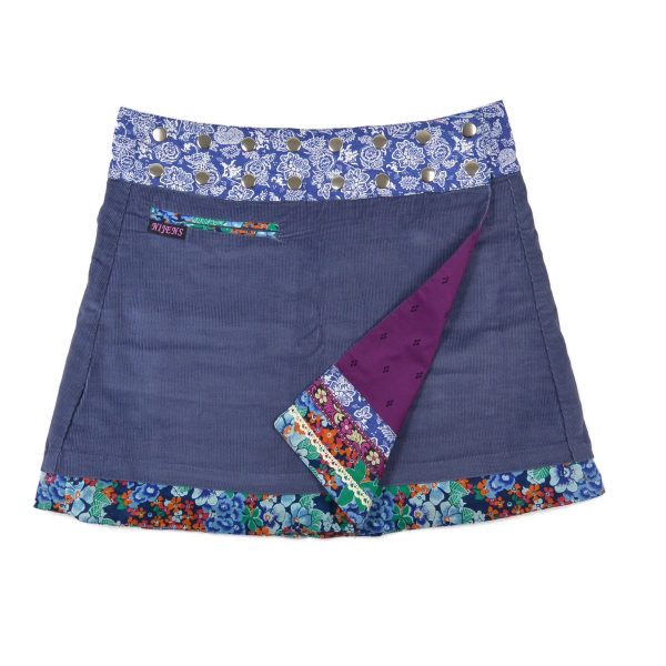 Winterrock Kordrock Minirock Wenderock - Corduroy Biscuit-C-W-10 Jetzt online – Bild 2