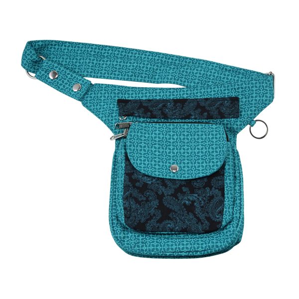 Nijens Gassi-Tasche S-XXXL aus Stoff Paisley in Blau für Hundebesitzer Hannover HS 852 Schn?ppchen