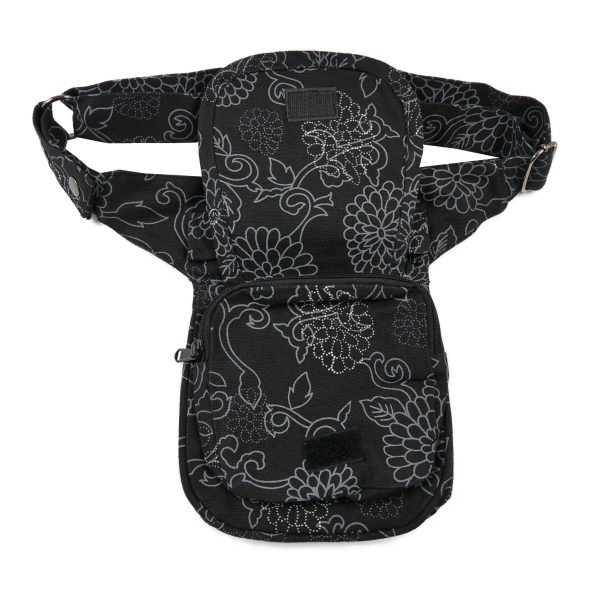 Bauchtasche Canvas-Stoff mit floralen Motiven - Paris HS 23 Jetzt online – Bild 2