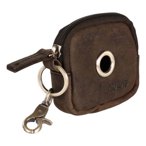 Kleine Beuteltasche Leder Vintage Braun - NJ-06 ERFURT 1060 Online-Schn?ppchen – Bild 4