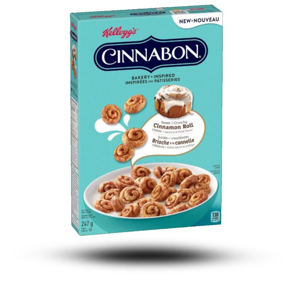 Kellogg s Cinnabon Cinnamon Roll Cereal 247g Verkauf