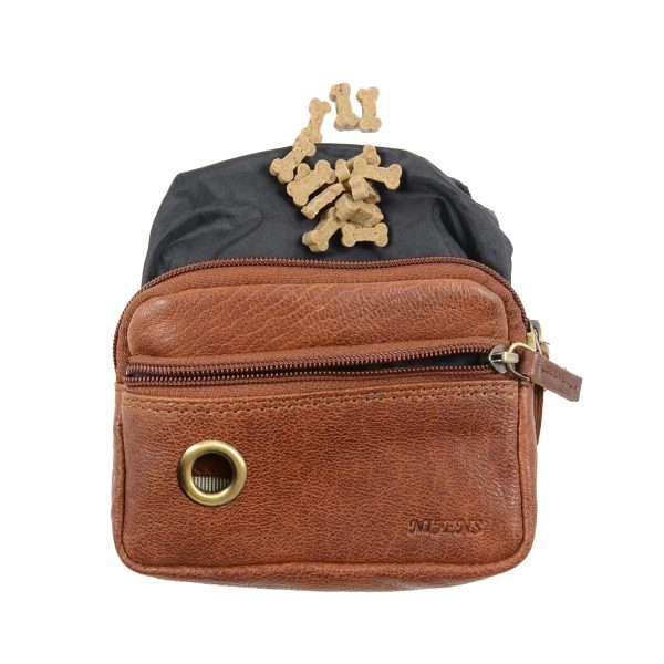 Kleine Beuteltasche Leder Brandy mit Leckerlifach für Hunde Prague NJ-07 1043 Online-Verkauf – Bild 2