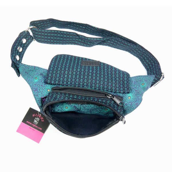 Bauchtasche aus Stoff in Teal - Dublin 573 Schn?ppchen – Bild 3