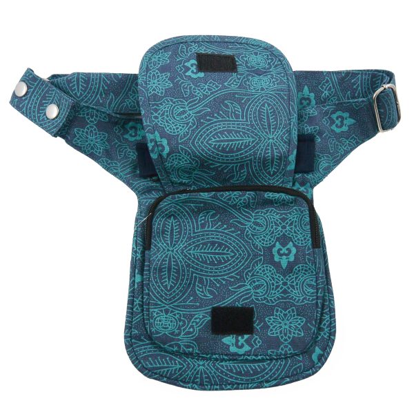 Bauchtasche Hippie Tasche S-XXXL Stoff Petrol Tasche Nijens - Paris HS 807 Online-Schn?ppchen – Bild 2