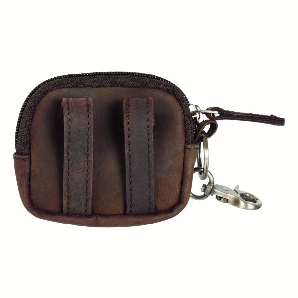 Kleine Beuteltasche Leder Vintage Braun - NJ-06 ERFURT 1060 Online-Schn?ppchen – Bild 2