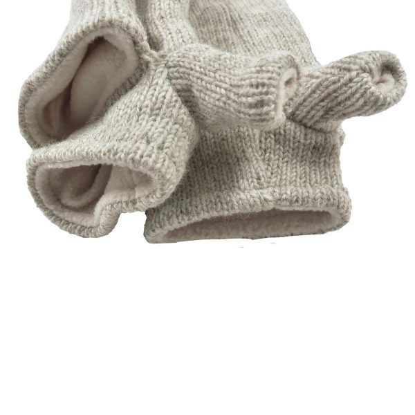 Handschuhe Fäustlinge aus Wolle Perlmutt Elecktra-set 40 Zu verkaufen – Bild 5