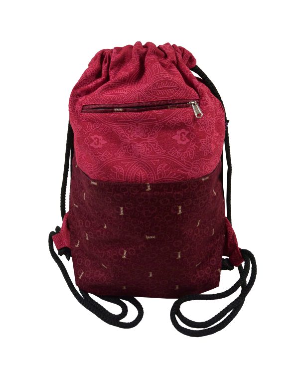 Turnbeutel Canvas Umhängetasche Stoff Rot - Ganga Rucksack 641 Angebot