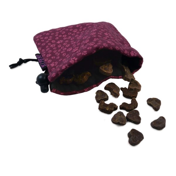 Leckerli-Beuteltasche aus Baumwoll- Canvas mit Kordelzug – Cabra 53 Mode – Bild 3