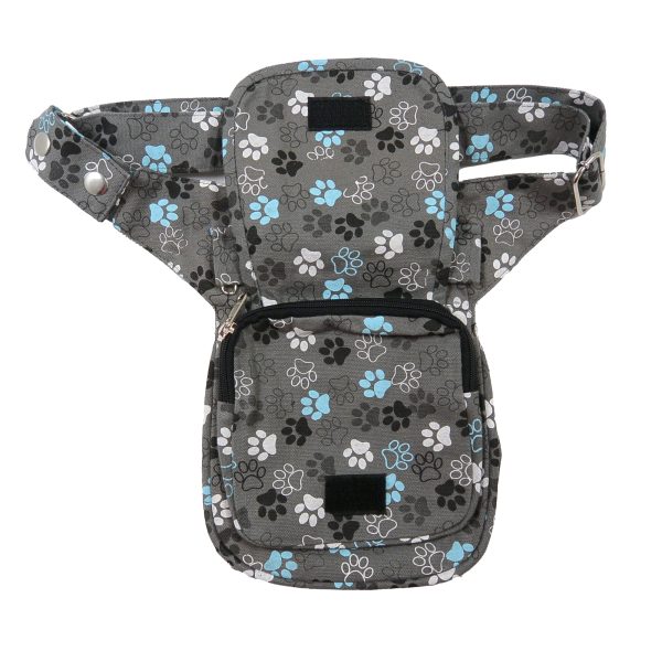 Bauchtasche Canvas mit Pfoten Motiven Tasche S-XXXL Nijens Paris HS 49 Online – Bild 2