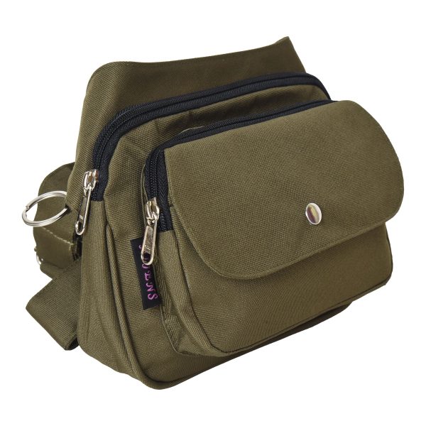 Gassi-Tasche wasserabweisende Bauchtasche (Nylon Khaki) - Frankfurt 75510 Online – Bild 3