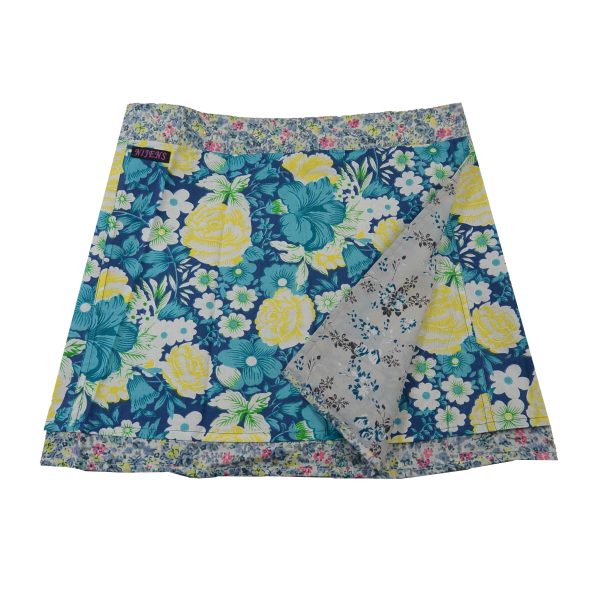Sommerrock Minirock Wenderock Wickelrock aus Baumwolle -  Eilla Short 148 Im Angebot – Bild 3