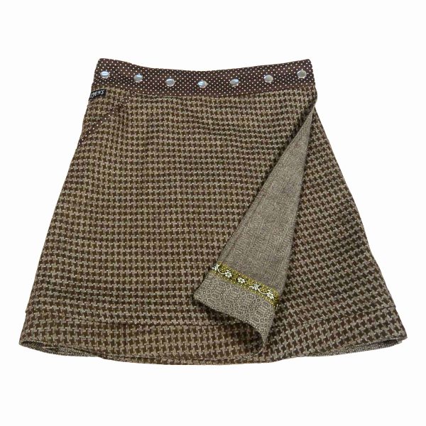 Winterrock Wenderock Wickelrock Wollrock - Rocksana Tweed Long 224 Rabatt – Bild 2