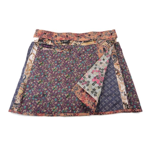 Sommerrock Minirock Wenderock Wickelrock aus Baumwolle -  Eilla Short 136 Online-Verkauf