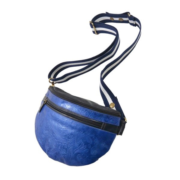 Gassi-Tasche   Crossbodybag aus Leder mit floralem Design - BANGKOK 155 Online-Schn?ppchen – Bild 3