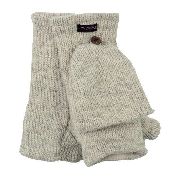Handschuhe Fäustlinge aus Wolle Perlmutt Elecktra-set 40 Zu verkaufen – Bild 3