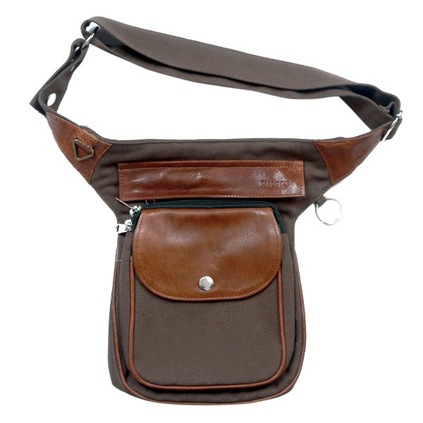 Gassi-Tasche Leder Vintage Einfach Brandy für Hundesport Bauchtasche Hannover HS 3016 Online-Schn?ppchen