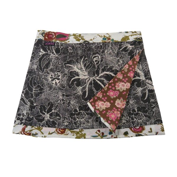 Sommerrock Minirock Wenderock Wickelrock aus Baumwolle -  Eilla Short 126 Online-Verkauf – Bild 3