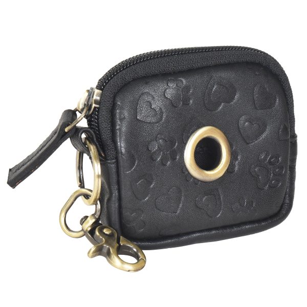 Kleine Beuteltasche Schafleder, mit Schlaufen NJ-06 ERFURT 9045 Black Verkauf – Bild 2