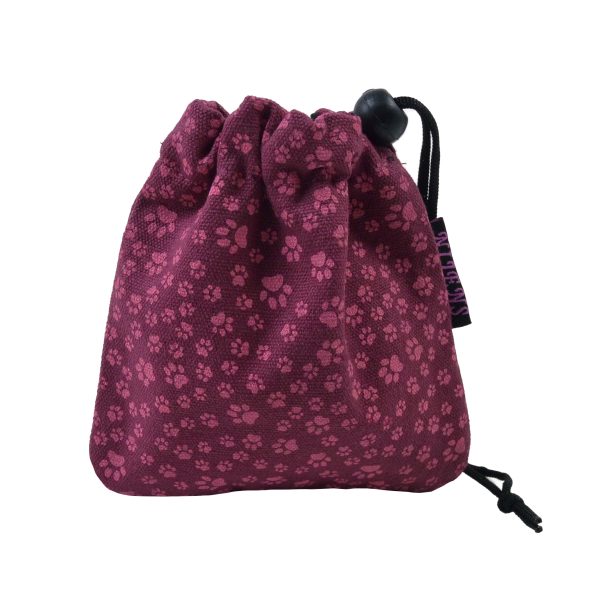 Leckerli-Beuteltasche aus Baumwoll- Canvas mit Kordelzug – Cabra 53 Mode