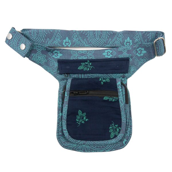 Bauchtasche Hippie Tasche S-XXXL Stoff Petrol Tasche Nijens - Paris HS 807 Online-Schn?ppchen