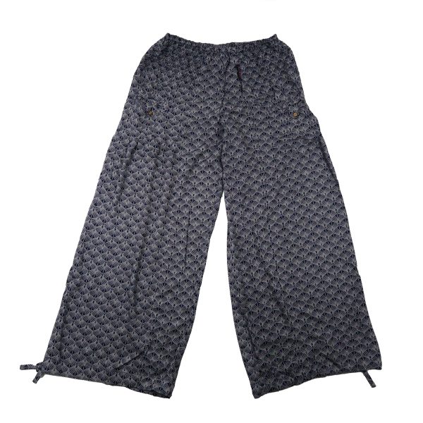 Luftige Pluderhose aus Viskose in Blau - Nijens Tirra-96 Schn?ppchen