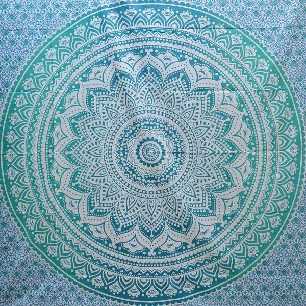 Indisches Laken Wandtuch Mandala Tagesdecke  - Dekor Decke Groß 426 Jetzt online – Bild 2