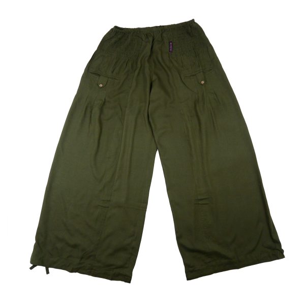Hose Pluderhose Pumphose Nijens Pants OLive Plain - Tirra 05 Online-Schn?ppchen