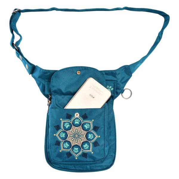 Gassi-Tasche S-XXXL, Mandala Stickerei Bauchtasche - Hannover HS 306 Online – Bild 5