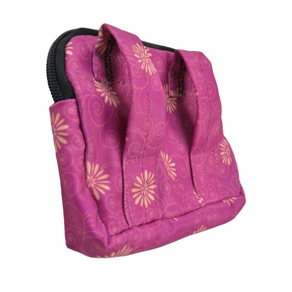 Kleine Beuteltasche Pink mit Blumen - Kiel 504 Verkauf – Bild 2