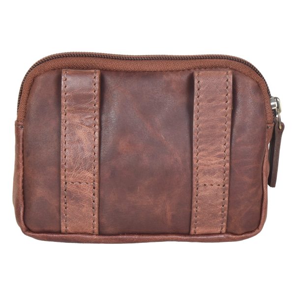 Kleine Beuteltasche Leder Cognac mit Leckerlifach - Prague NJ-07 1047, 9047 Online-Verkauf – Bild 3