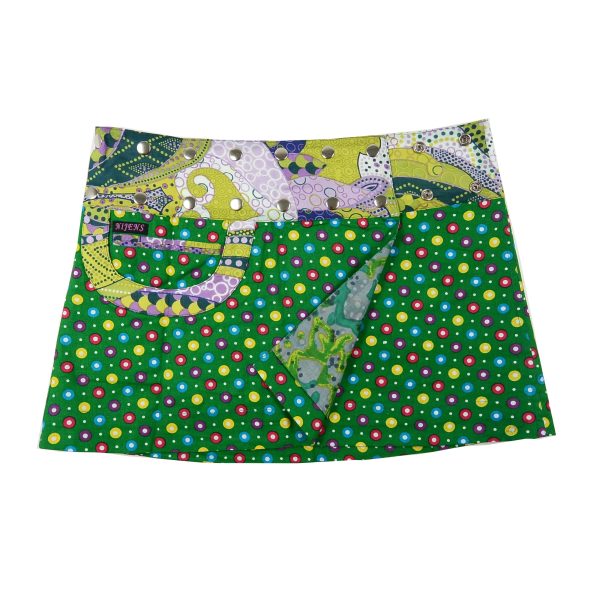 Sommerrock Wenderock Minirock Baumwollstoff - Bagelon Short- 70 Rabatt – Bild 2