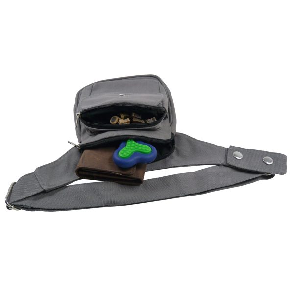 Gassi-Tasche Hüfttasche S-XXXL Canvas Grau - Freiburg HS 7701 Online-Verkauf – Bild 3