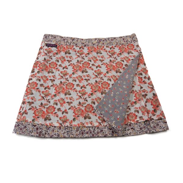 Sommerrock Minirock Wenderock Wickelrock aus Baumwolle -  Eilla Short 139 Online-Verkauf – Bild 3