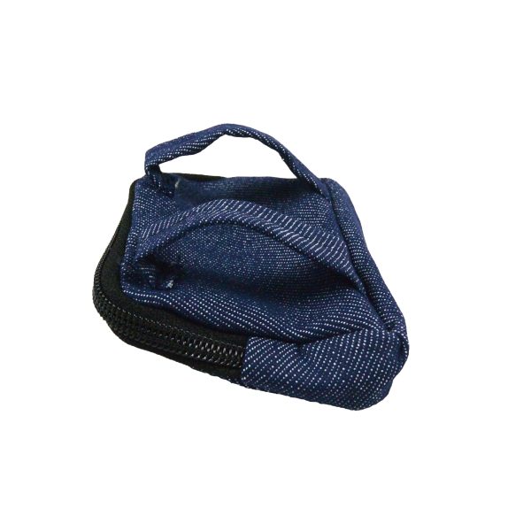 Kleine Beuteltasche Mini Beutel Stoff (Jeans) für Hundekotbeutel - Porto Denim 02 Mode – Bild 2