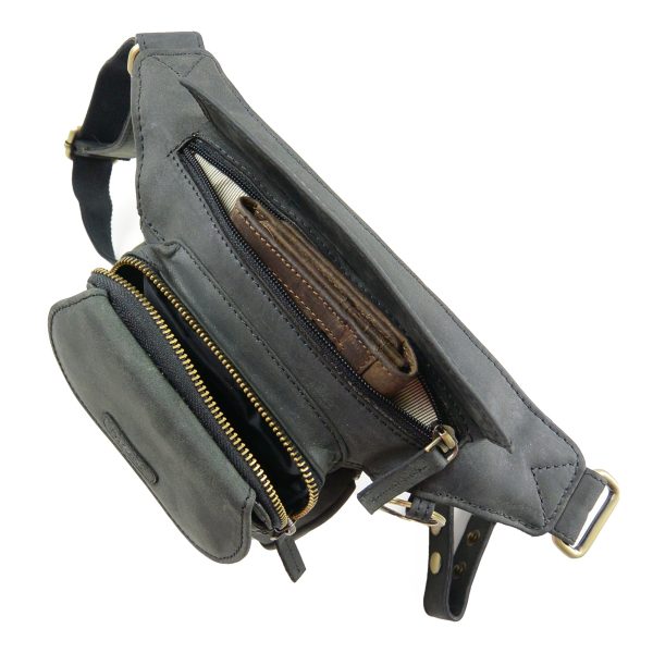 Gassi-Tasche Gürteltasche S-XXXL Leder Black - Hannover NJ-25 8040 Schn?ppchen – Bild 3
