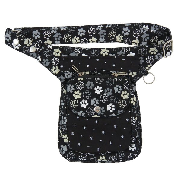 Gassi-Tasche S-XXXL (Stoff Hundepfoten-Motiv) - Hannover HS 762 Verkauf