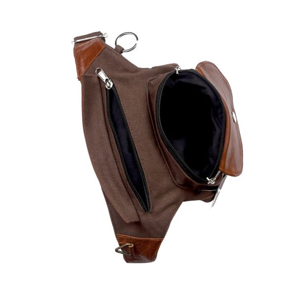 Gassi-Tasche Leder Vintage Einfach Brandy für Hundesport Bauchtasche Hannover HS 3016 Online-Schn?ppchen – Bild 3